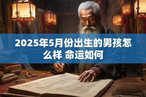 2025年5月份出生的男孩怎么样 命运如何