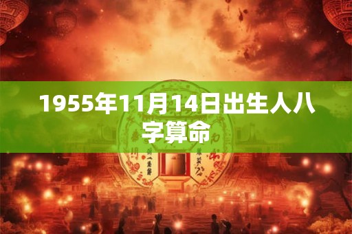 1955年11月14日出生人八字算命
