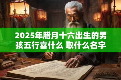 2025年腊月十六出生的男孩五行喜什么 取什么名字好