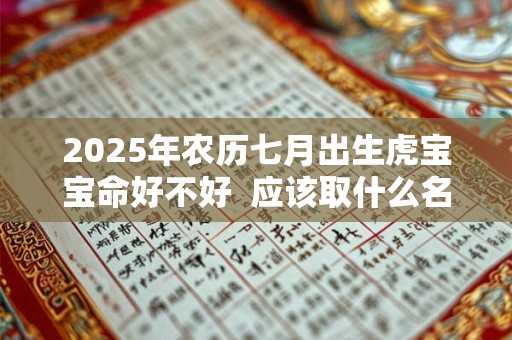 2025年农历七月出生虎宝宝命好不好  应该取什么名字