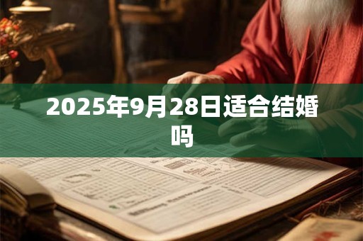 2025年9月28日适合结婚吗