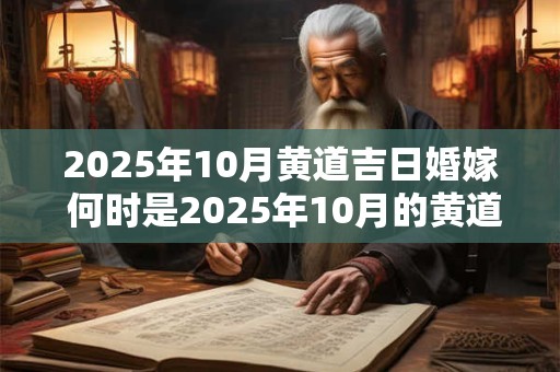 2025年10月黄道吉日婚嫁 何时是2025年10月的黄道吉日结婚最佳