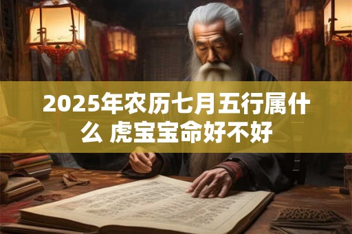 2025年农历七月五行属什么 虎宝宝命好不好