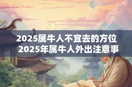 2025属牛人不宜去的方位  2025年属牛人外出注意事项有哪些