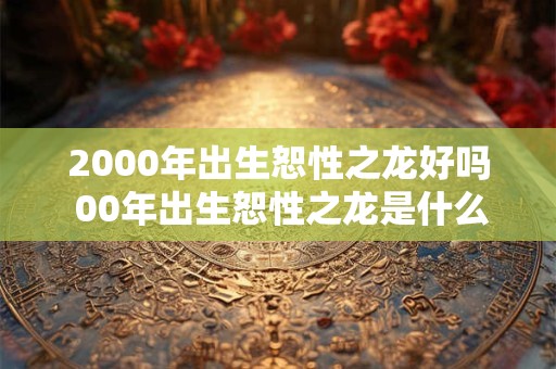 2000年出生恕性之龙好吗 00年出生恕性之龙是什么命