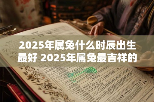 2025年属兔什么时辰出生最好 2025年属兔最吉祥的出生时辰