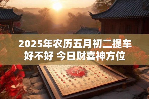 2025年农历五月初二提车好不好 今日财喜神方位