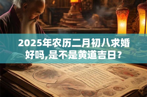 2025年农历二月初八求婚好吗,是不是黄道吉日？