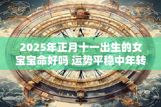 2025年正月十一出生的女宝宝命好吗 运势平稳中年转好