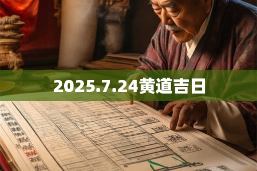 2025.7.24黄道吉日
