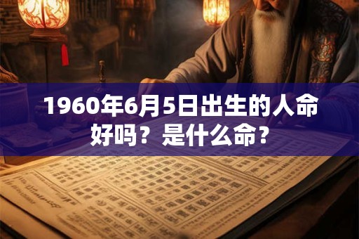 1960年6月5日出生的人命好吗？是什么命？