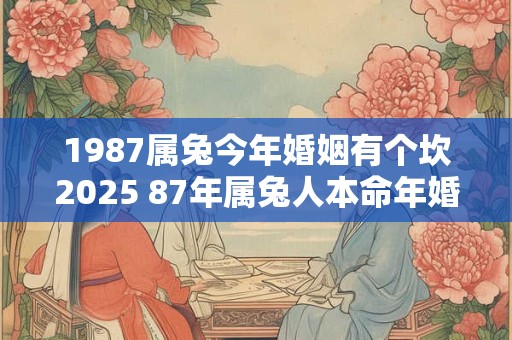 1987属兔今年婚姻有个坎2025 87年属兔人本命年婚姻运势