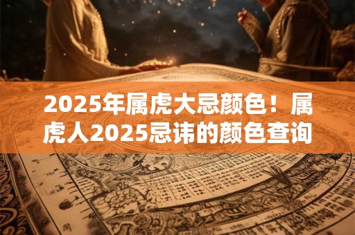 2025年属虎大忌颜色！属虎人2025忌讳的颜色查询
