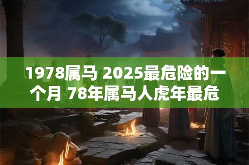 1978属马 2025最危险的一个月 78年属马人虎年最危险的月份