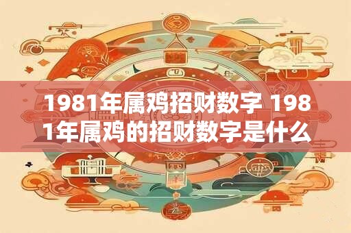 1981年属鸡招财数字 1981年属鸡的招财数字是什么