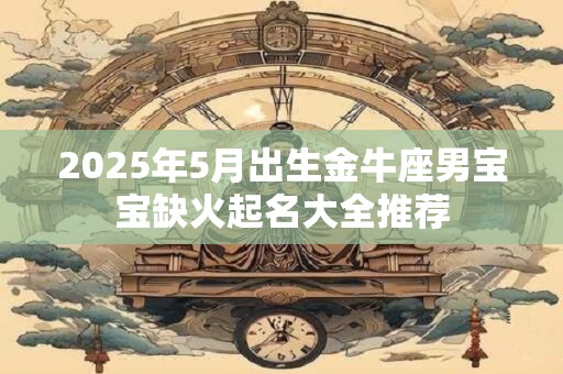 2025年5月出生金牛座男宝宝缺火起名大全推荐