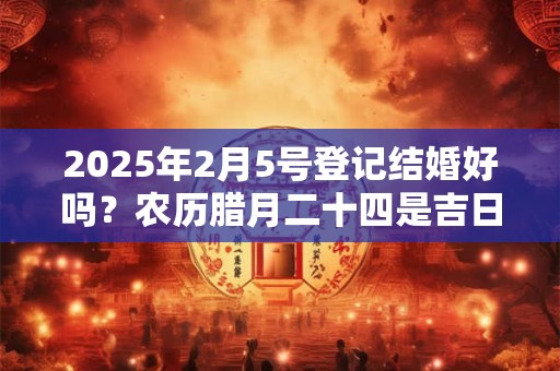 2025年2月5号登记结婚好吗？农历腊月二十四是吉日吗？