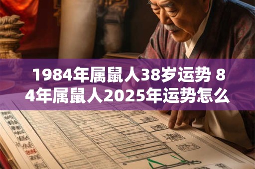 1984年属鼠人38岁运势 84年属鼠人2025年运势怎么样