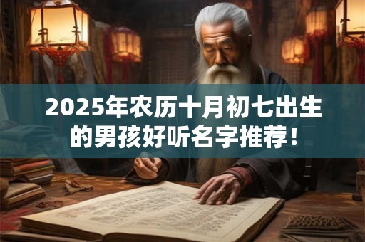 2025年农历十月初七出生的男孩好听名字推荐！