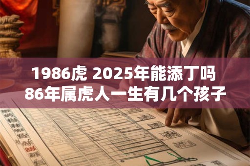 1986虎 2025年能添丁吗 86年属虎人一生有几个孩子