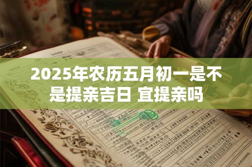 2025年农历五月初一是不是提亲吉日 宜提亲吗