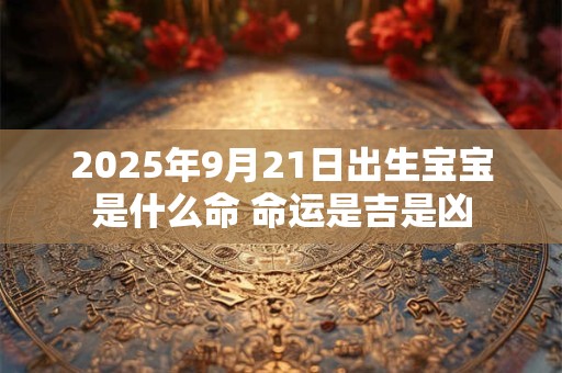2025年9月21日出生宝宝是什么命 命运是吉是凶