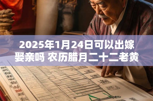 2025年1月24日可以出嫁娶亲吗 农历腊月二十二老黄历查询 2025年1月24日可以出嫁娶亲吗 农历腊月二十二老黄历查询