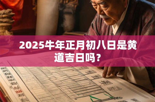 2025牛年正月初八日是黄道吉日吗？