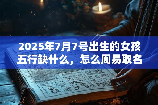 2025年7月7号出生的女孩五行缺什么，怎么周易取名字