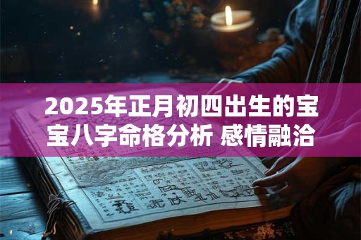 2025年正月初四出生的宝宝八字命格分析 感情融洽财富无忧