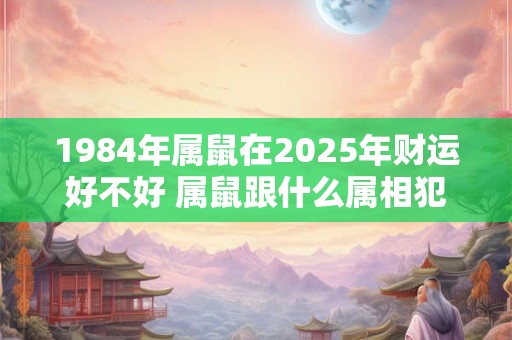 1984年属鼠在2026年财运好不好 属鼠跟什么属相犯冲