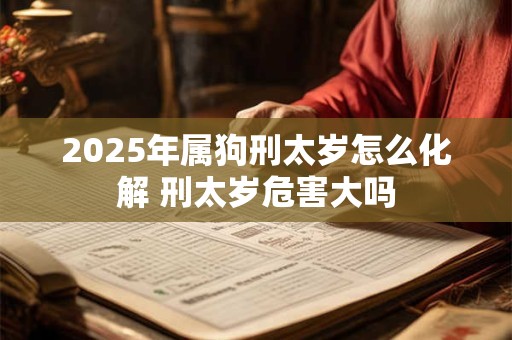 2025年属狗刑太岁怎么化解 刑太岁危害大吗