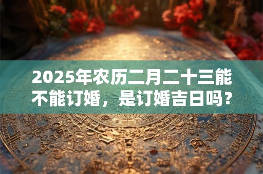 2025年农历二月二十三能不能订婚，是订婚吉日吗？