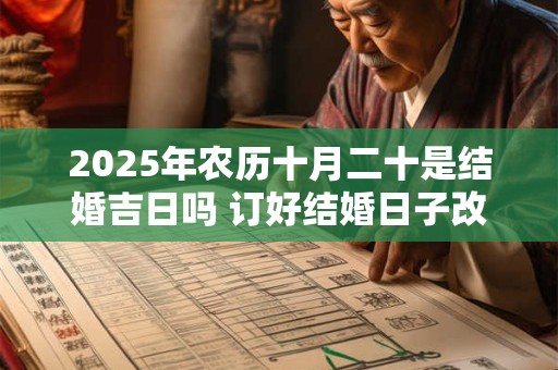 2025年农历十月二十是结婚吉日吗 订好结婚日子改好吗