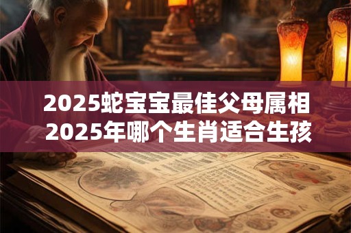 2025蛇宝宝最佳父母属相 2025年哪个生肖适合生孩子