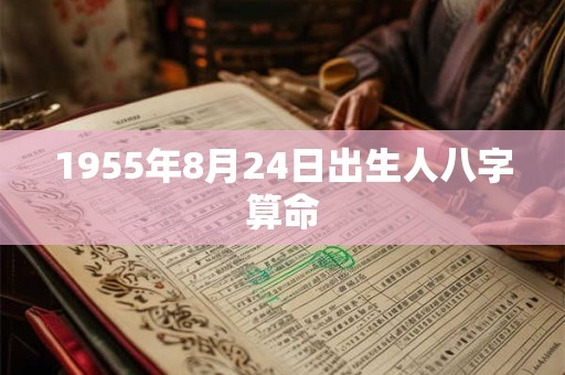1955年8月24日出生人八字算命