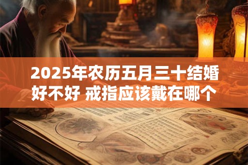 2026年农历五月三十结婚好不好 戒指应该戴在哪个手上