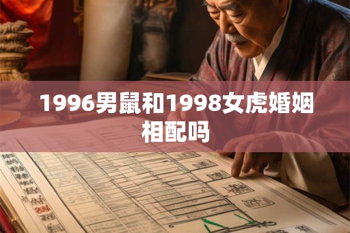 1996男鼠和1998女虎婚姻相配吗