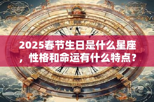 2025春节生日是什么星座，性格和命运有什么特点？
