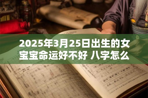 2025年3月25日出生的女宝宝命运好不好 八字怎么样