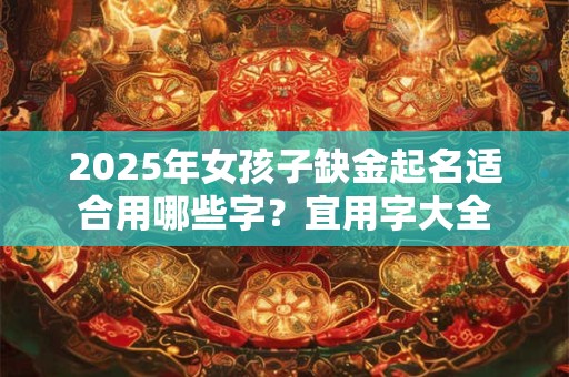 2025年女孩子缺金起名适合用哪些字？宜用字大全
