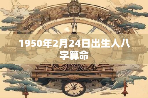1950年2月24日出生人八字算命