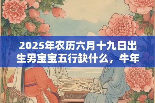 2026年农历六月十九日出生男宝宝五行缺什么,牛年男孩名字推荐 2026年农历六月十九日出生男宝宝五行缺什么,牛年男孩名字推荐