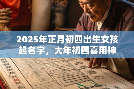 2025年正月初四出生女孩起名字，大年初四喜用神