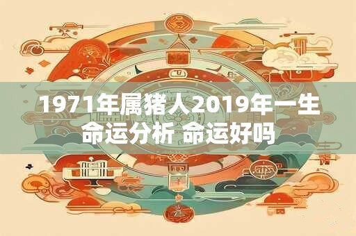1971年属猪人2019年一生命运分析 命运好吗