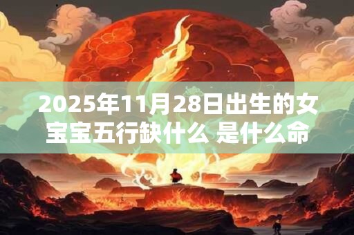 2026年11月28日出生的女宝宝五行缺什么 是什么命