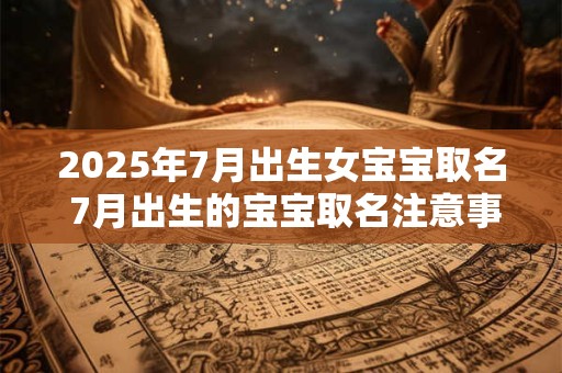 2025年7月出生女宝宝取名 7月出生的宝宝取名注意事项