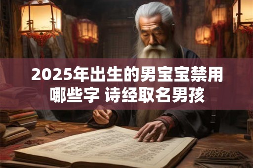 2025年出生的男宝宝禁用哪些字 诗经取名男孩