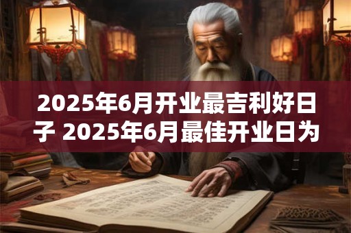 2026年6月开业最吉利好日子 2026年6月最佳开业日为何