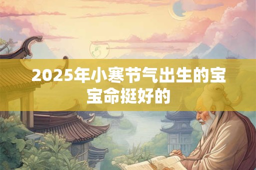 2025年小寒节气出生的宝宝命挺好的